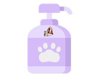 a bottle of paw wash